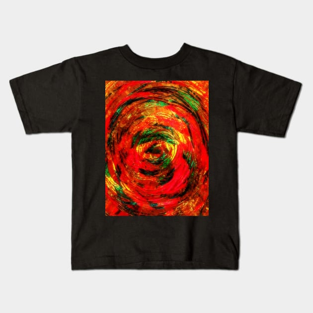 Red Tunnel Kids T-Shirt by SpieklyArt